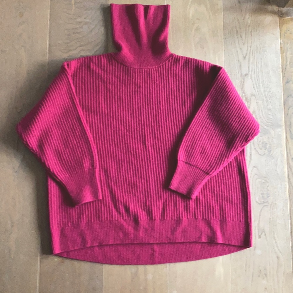Hatch collection Ellis sweater in tulip, brand size 2 (translates to a medium)